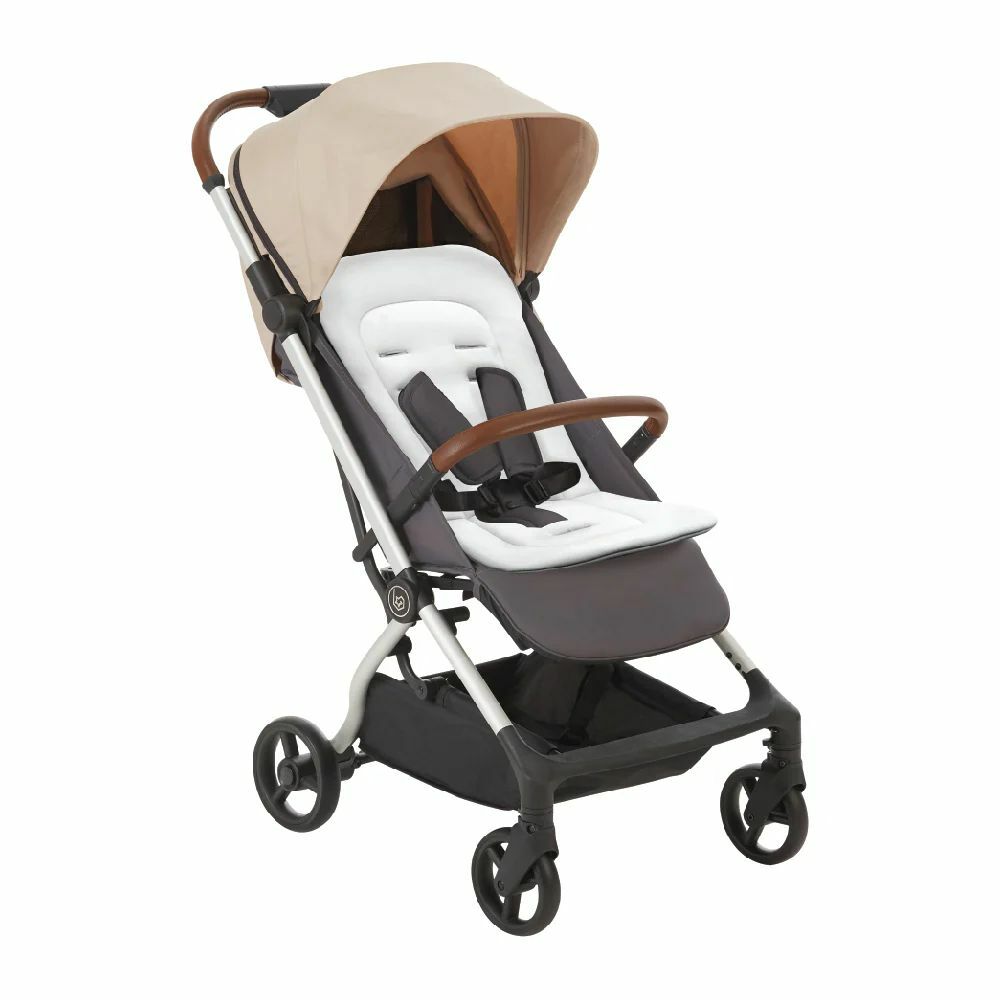 Baby Star BRISA Auto-Fold Stroller - Sand/Smoky/Olive