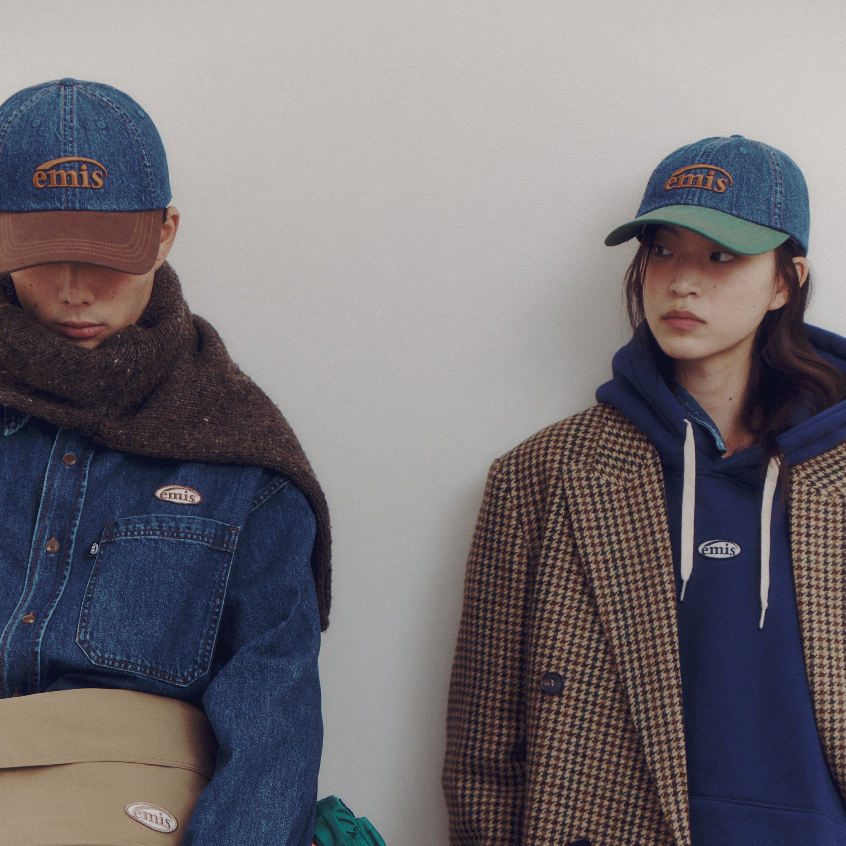 現貨┃emis WASHED DENIM BALL CAP 水洗丹寧老帽