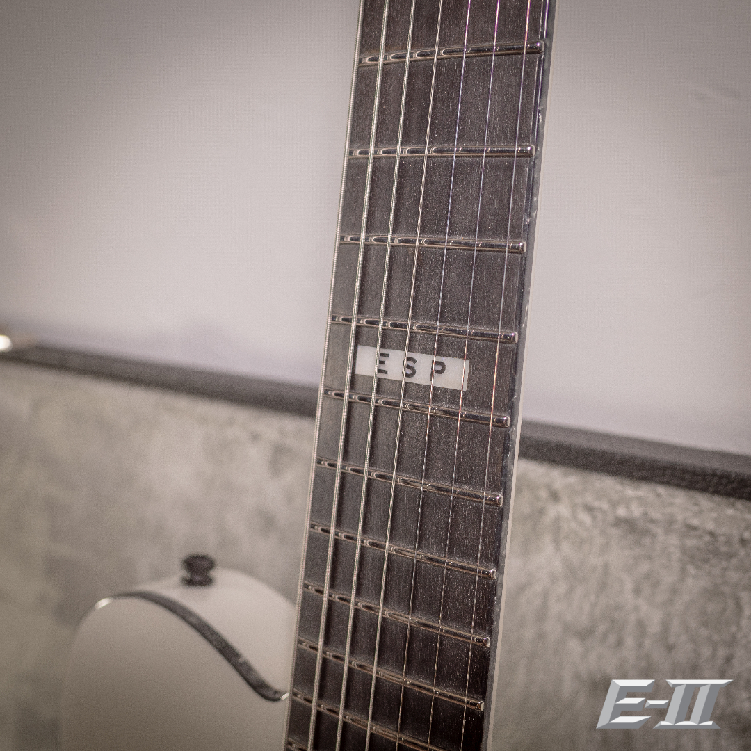 日廠ESP E-II T-B7 Snow White 七弦主動式雙雙電吉他