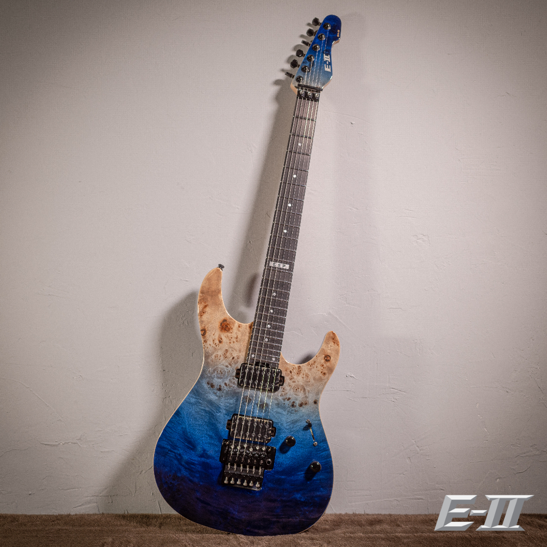 ESP E-II SN-II Blue Natural Fade 大搖 雙雙 電吉他