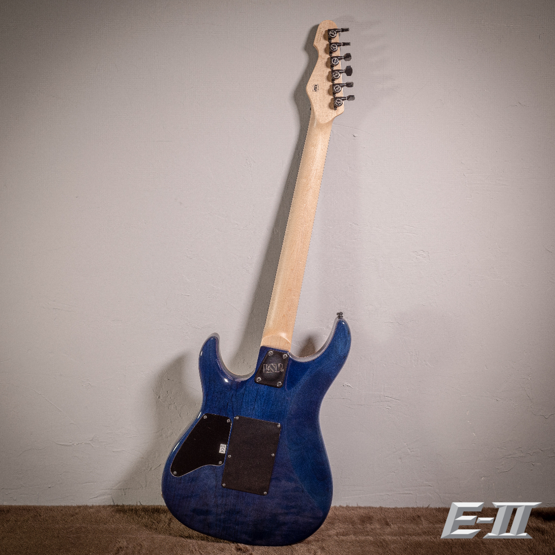 ESP E-II SN-II Blue Natural Fade 大搖 雙雙 電吉他