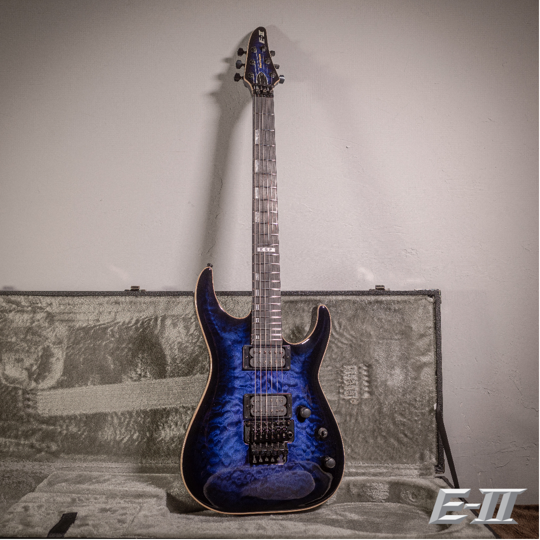 ESP E-II HORIZON FR Reindeer Blue 大搖座 雙雙 電吉他