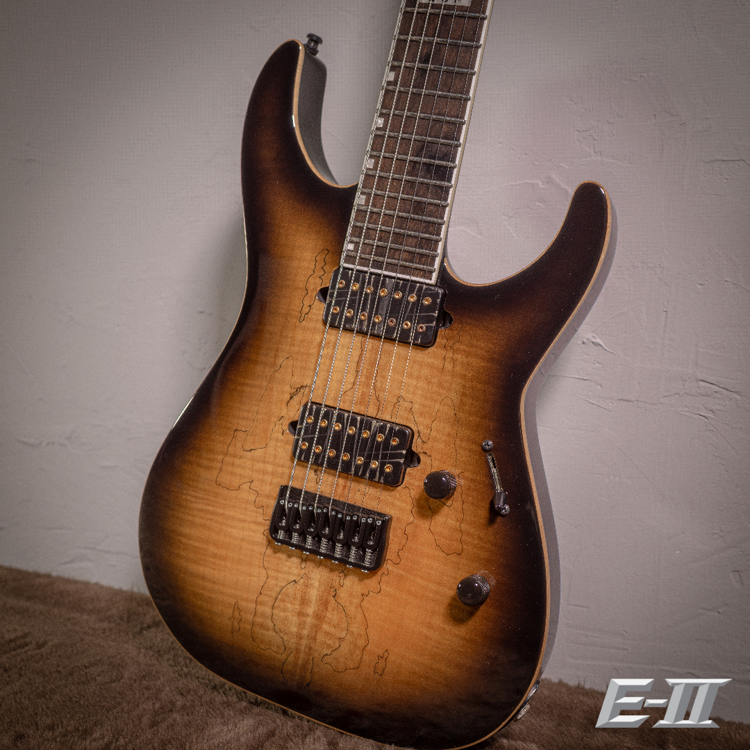 日廠ESP E-II M-II 7NT HS SM DBNB 七弦雙雙電吉他
