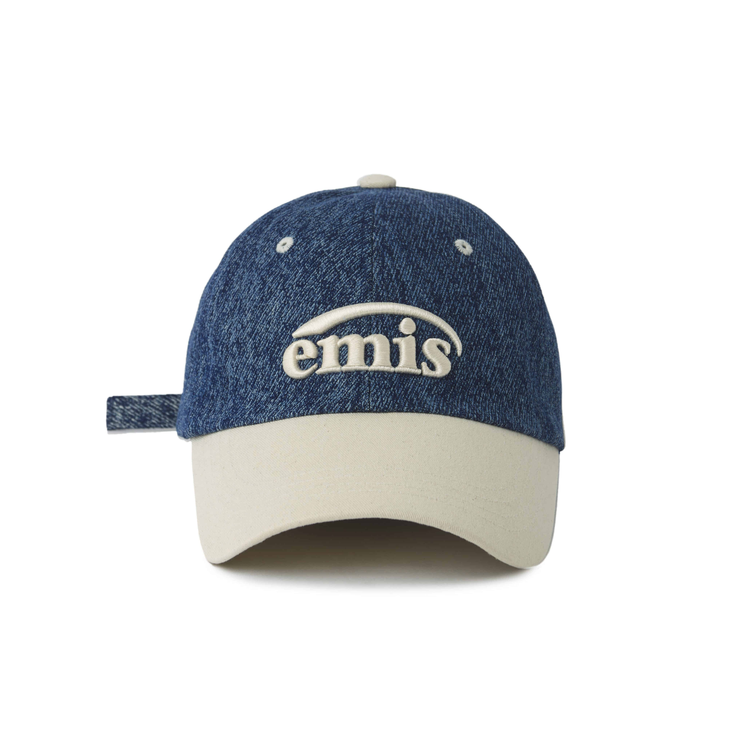 現貨┃emis NEW LOGO DENIM BALL CAP 牛仔 丹寧 老帽