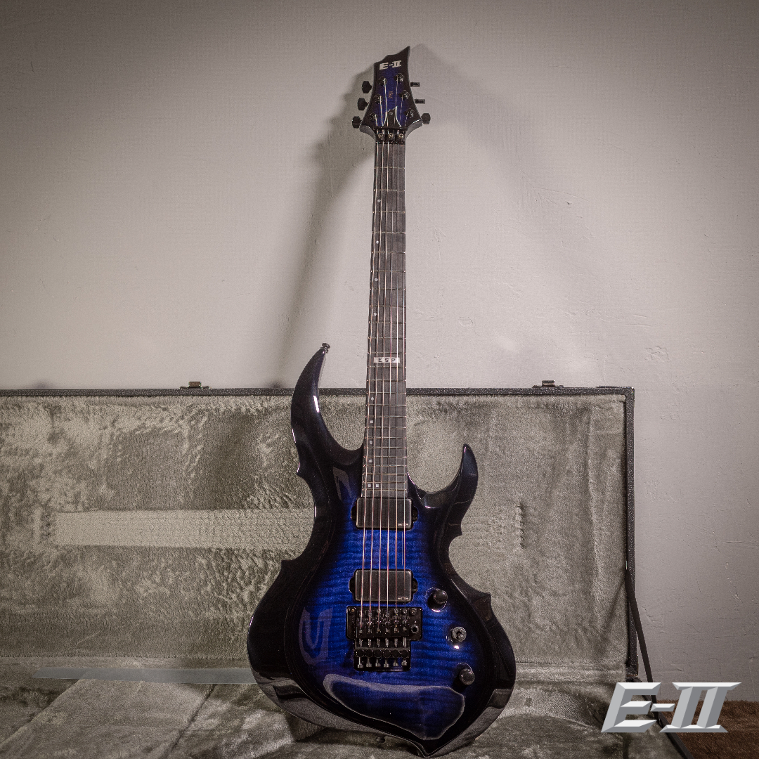 ESP E-II FRX Reindeer Blue 主動式 大搖座 雙雙 電吉他