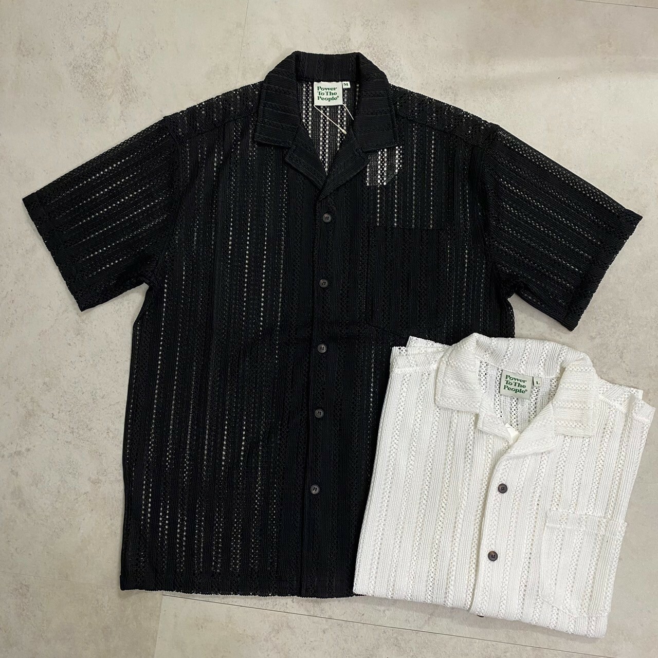 Power To The People 休閒針織素色襯衫 4501028-102