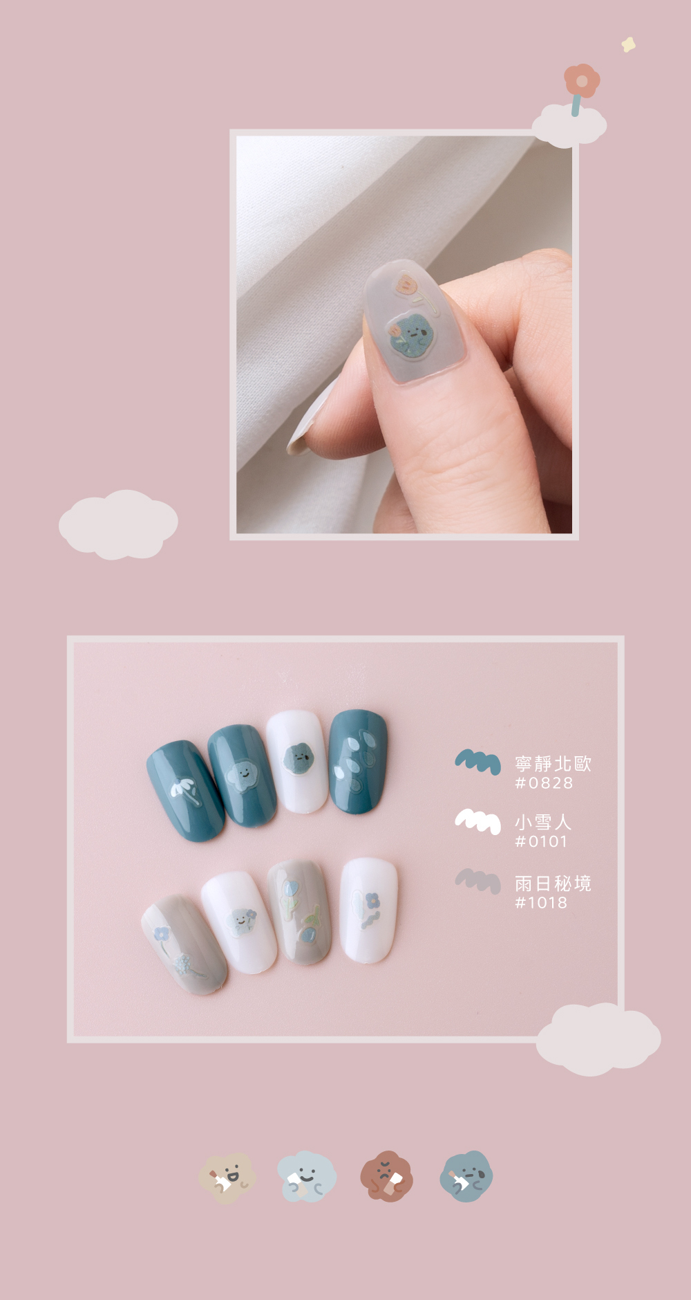 小小 PETIT 聯名款 貼。喜怒哀樂