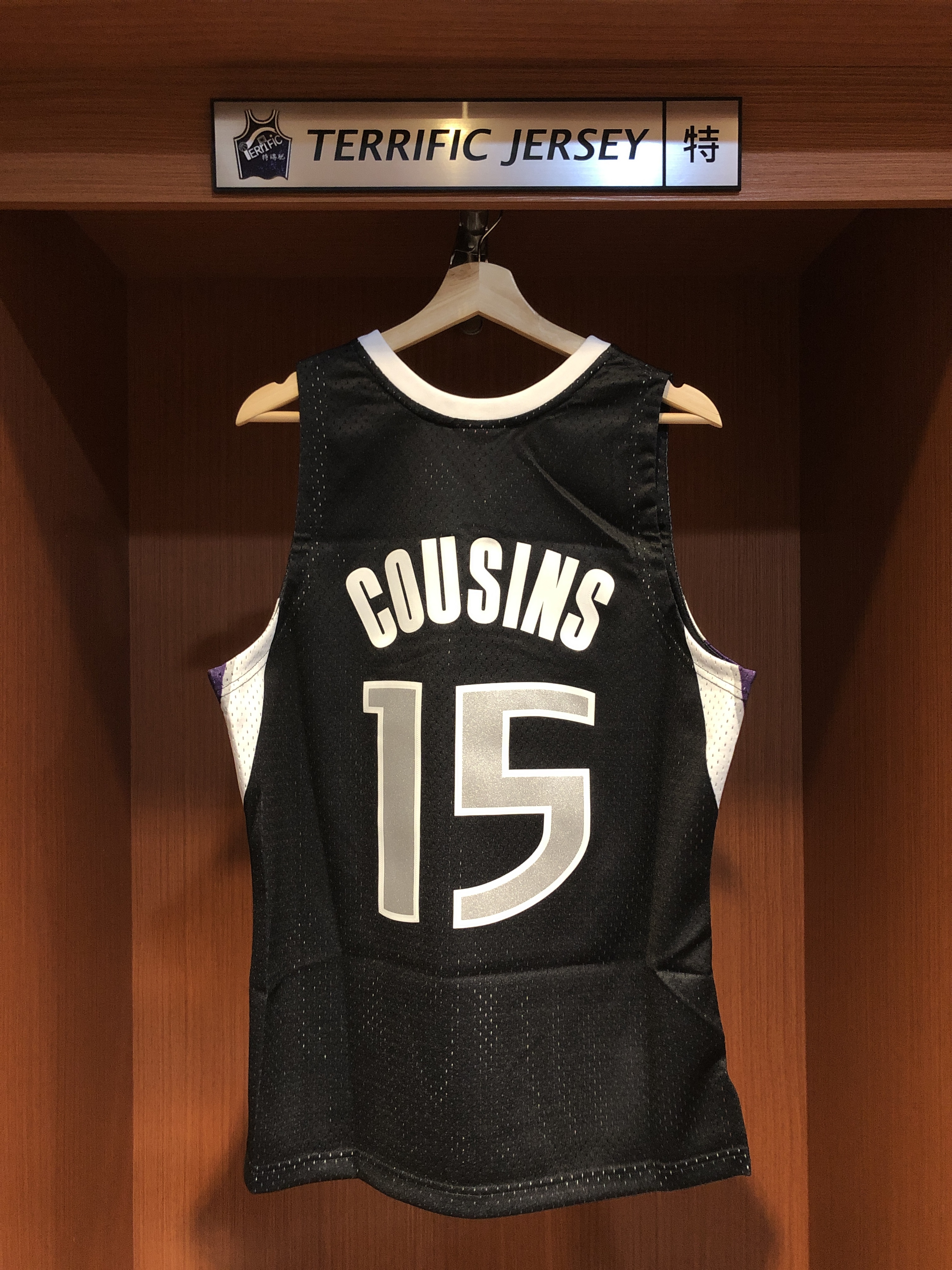 NBA球衣 DeMarcus Cousins 沙加緬度國王黑 11-12 M&N Swingman G2 球迷版 熱轉印 全新