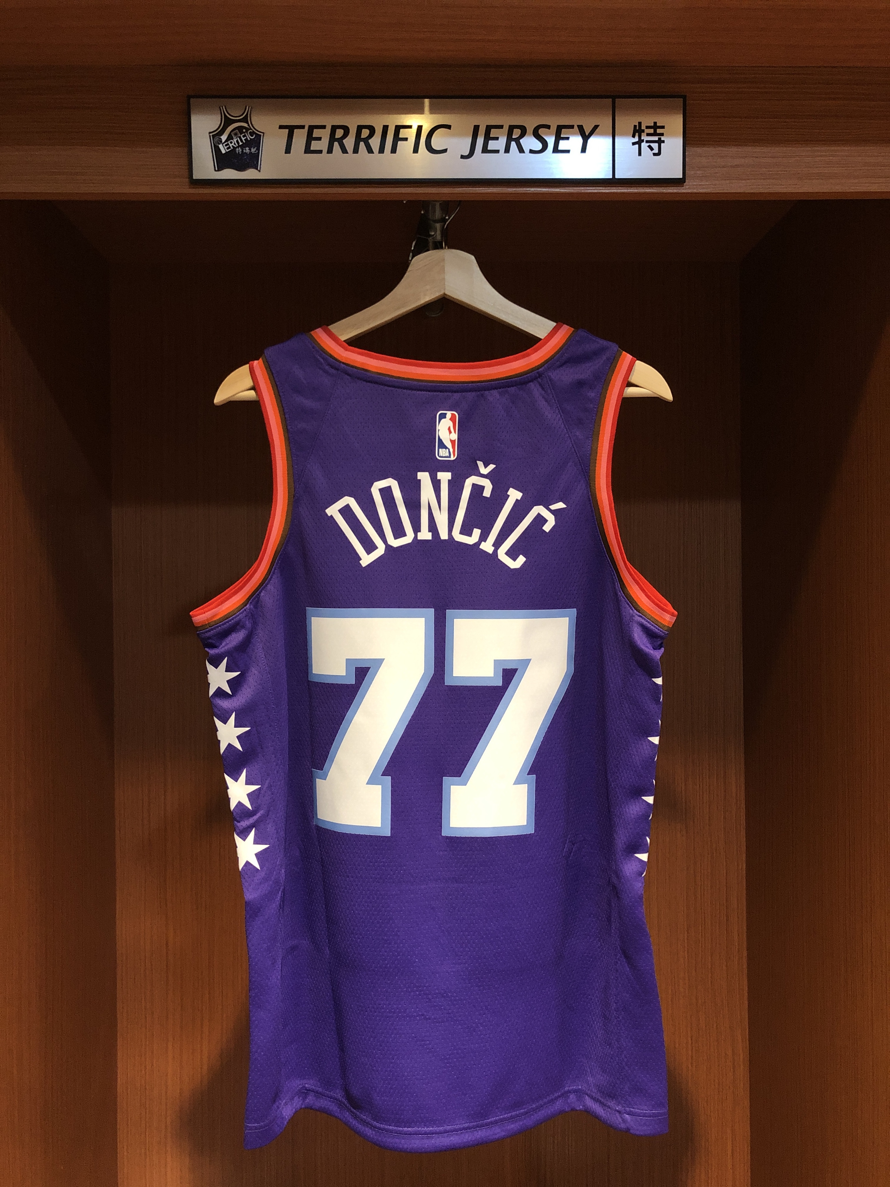 NBA球衣 Luka Doncic 19-20 新秀賽 世界隊 World Rising Star Jordan Swingman 球迷版 熱轉印 全新