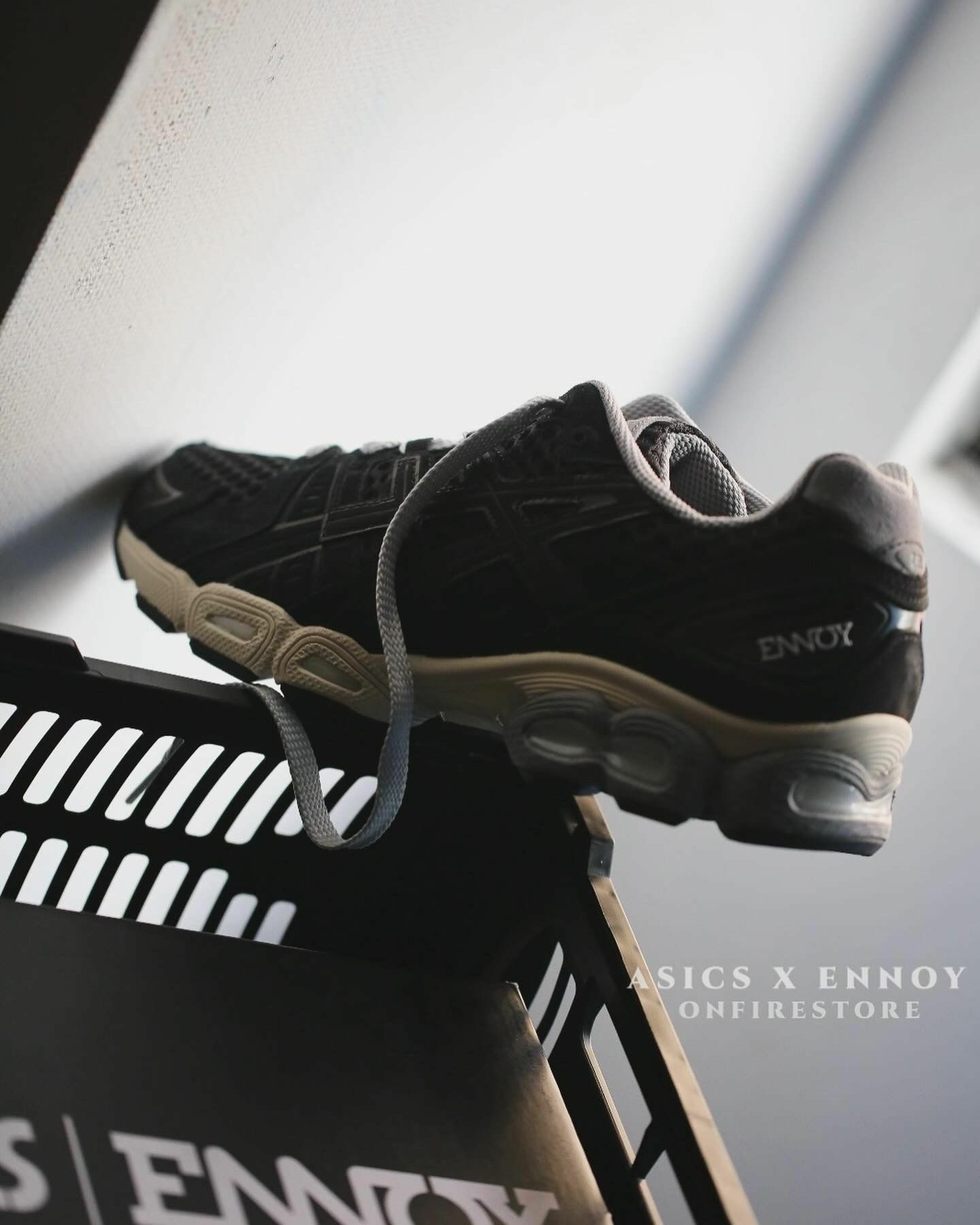 {現貨} ENNOY X ASICS GEL-NIMBUS 9 Black 1201A986-002