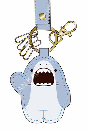 鯊魚哥 丹寧鑰匙圈 A