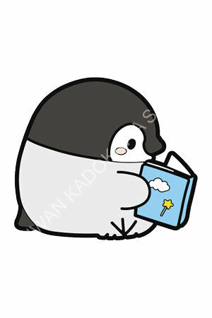 正能量企鵝 PVC磁鐵 C