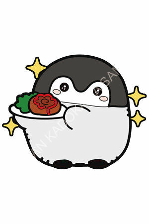 正能量企鵝 PVC磁鐵 B