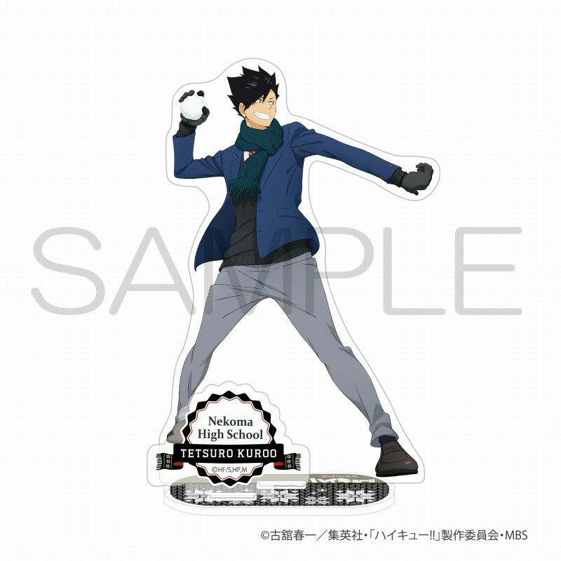 「排球少年！！」  壓克力立牌 打雪仗Ⅱver. 黑尾鐵朗【日本進口精品】