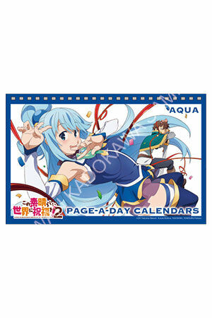 為美好的世界獻上祝福！2每日桌曆 A