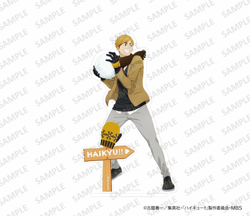 「排球少年！！」  壓克力立牌 打雪仗ver. 宮侑【日本進口精品】