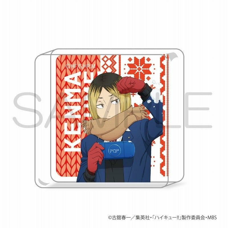 「排球少年！！」  mini壓克力飾牌 打雪仗ver. 孤爪研磨【日本進口精品】
