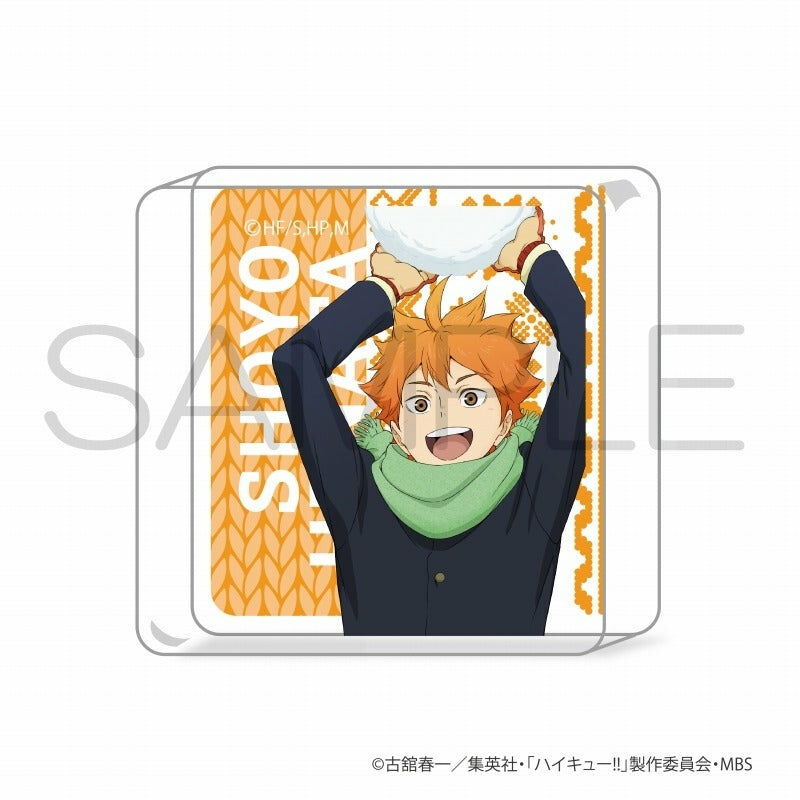 預購-「排球少年！！」 mini壓克力飾牌 打雪仗ver. 日向翔陽【日本進口精品】