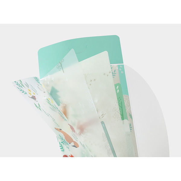 北歐動物 3層安全資料夾 A5 ｜日本MIDORI