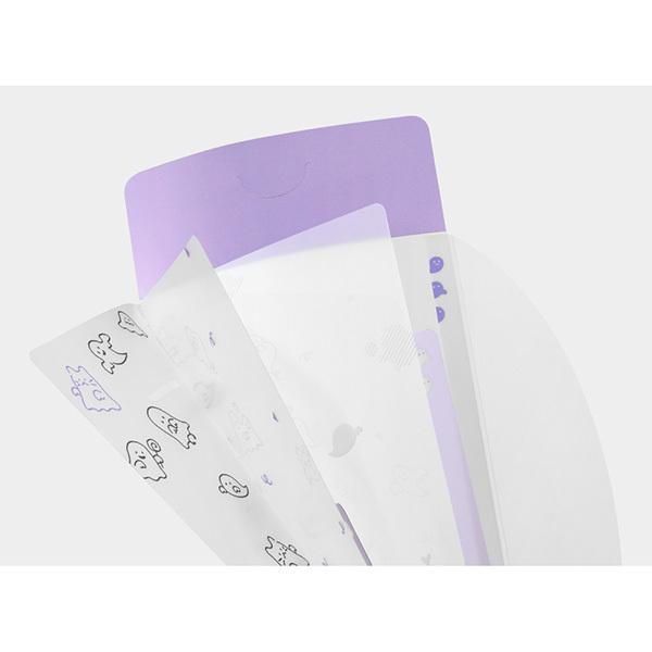 幽靈 3層安全資料夾 A5 ｜日本MIDORI