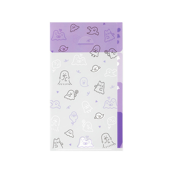 幽靈 3層安全資料夾 A5 ｜日本MIDORI