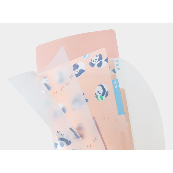 熊貓 3層安全資料夾 A5 ｜日本MIDORI