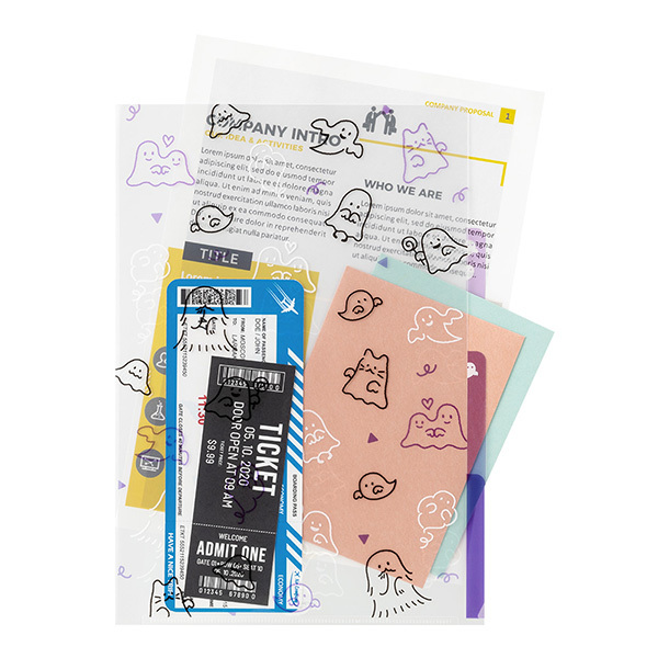 A4尺寸 三層資料夾｜日本MIDORI