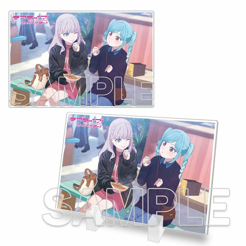 預購-『LoveLive！Superstar!!』迷你壓克力立牌 Liella! 瑪格麗特＆冬毬【日本進口精品】