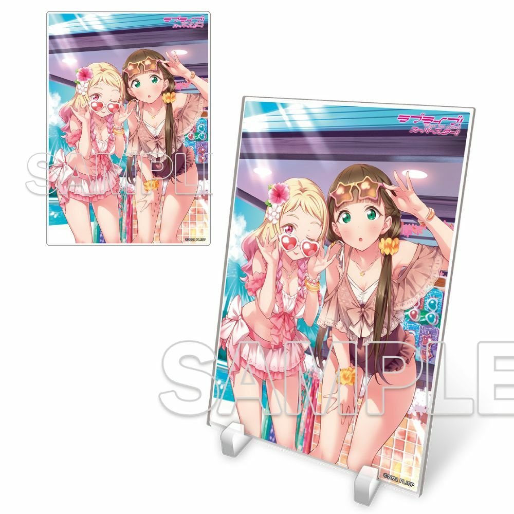 預購-『LoveLive！Superstar!!』大壓克力立牌 Liella! 櫻小路希奈子＆鬼塚夏美【日本進口精品】