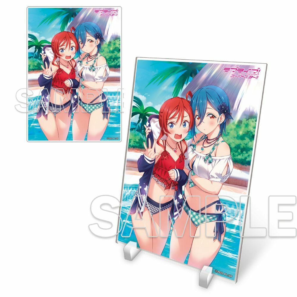 預購-『LoveLive！Superstar!!』大壓克力立牌 Liella! 米女芽衣＆若菜四季【日本進口精品】