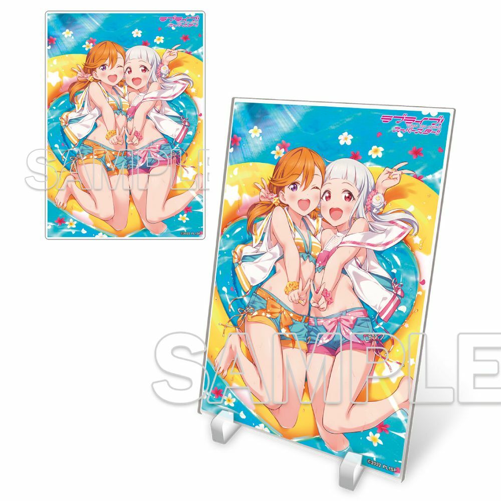 預購-『LoveLive！Superstar!!』大壓克力立牌 Liella! 澀谷香音＆嵐 千砂都【日本進口精品】