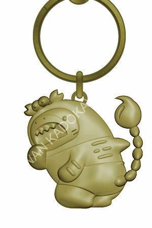 鯊魚哥 金屬鑰匙圈 天蠍座