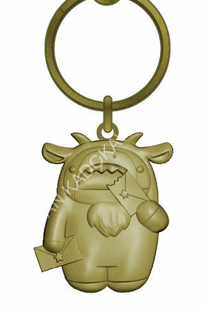 鯊魚哥 金屬鑰匙圈 魔羯座