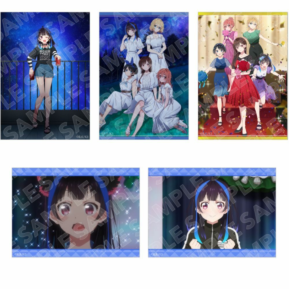 『出租女友』插畫小卡5張套組 四季與女友 八重森美仁 B【日本進口精品】