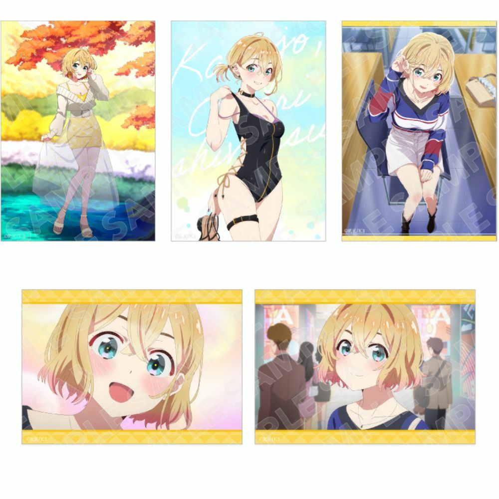 『出租女友』插畫小卡5張套組 四季與女友 七海麻美 B【日本進口精品】
