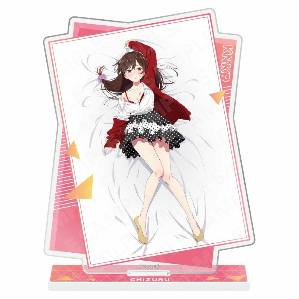 『出租女友』壓克力人形立牌 四季與女友 水原千鶴 （寝そべり）【日本進口精品】