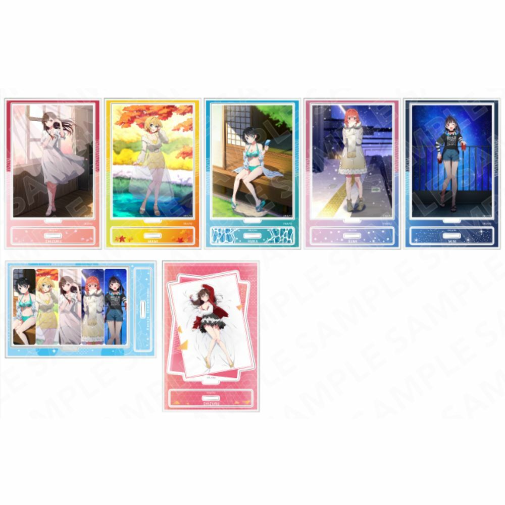 『出租女友』壓克力人形立牌 四季與女友 水原千鶴【日本進口精品】