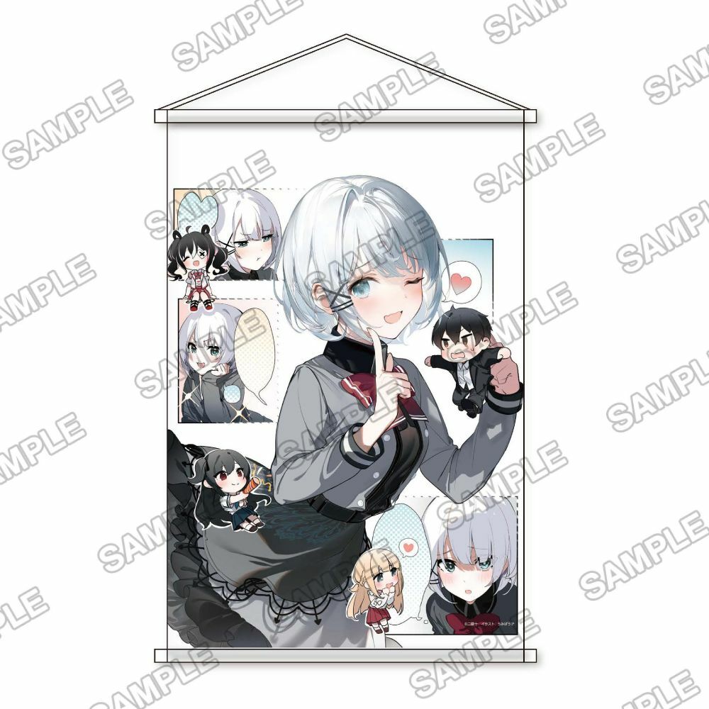 預購-【再販】MF掛軸J 072「某名偵探與助手的戀愛喜劇日常＠偵探已經，死了。」 加厚絨布B2掛軸【日本進口精品】