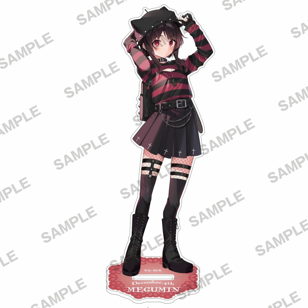 預購-【再販】『為美好的世界獻上祝福！』誕生祭2023 全新繪製壓克力立牌 惠惠【日本進口精品】