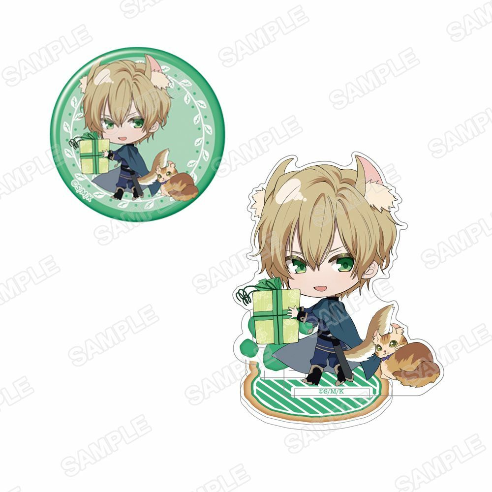 預購-角川Beans文庫創刊22周年記念　壓克力立牌＆徽章套組 『魔物をペット化する能力が目覚めました』【日本進口精品】
