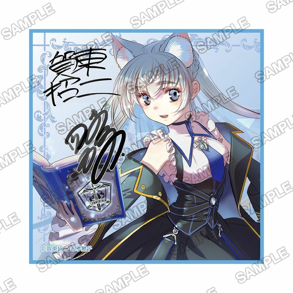 預購-Fantasia文庫大感謝祭2023 全新繪製複製簽名迷你手巾『驚爆危機』泰蕾莎·泰斯塔羅莎【日本進口精品】