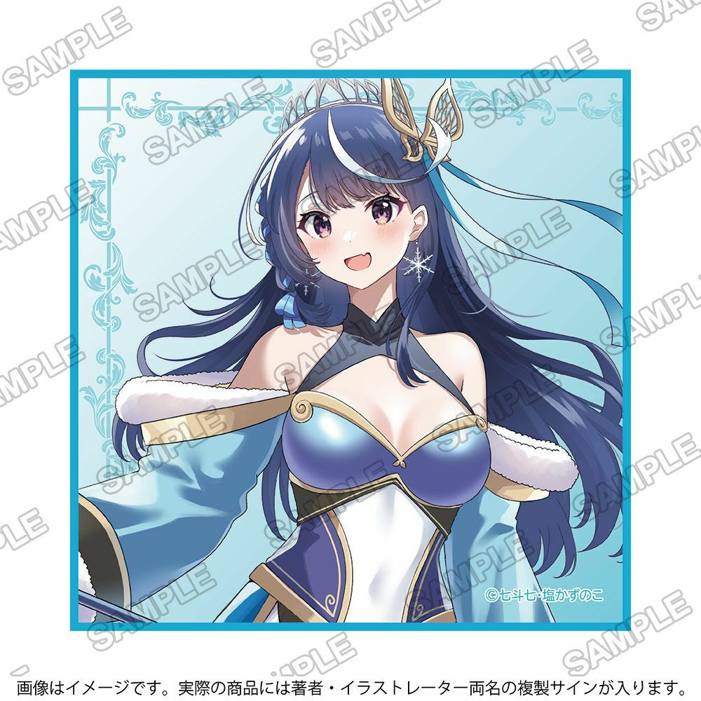 預購-Fantasia文庫大感謝祭2023 全新繪製複製簽名迷你手巾 『身為VTuber的我因為忘記關台而成了傳說』心音淡雪【日本進口精品】