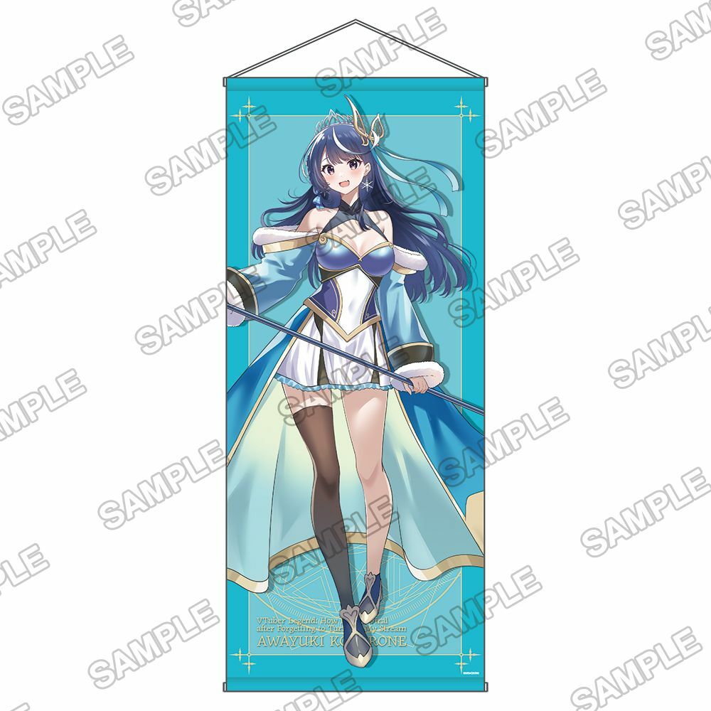 預購-Fantasia文庫大感謝祭2023 全新繪製等身大掛軸 『身為VTuber的我因為忘記關台而成了傳說』心音淡雪【日本進口精品】
