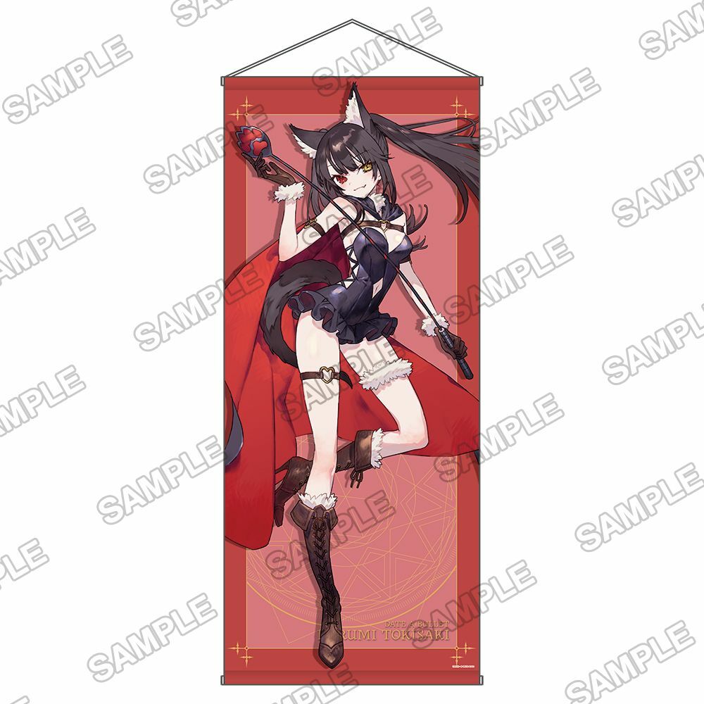 預購-Fantasia文庫大感謝祭2023 全新繪製等身大掛軸 『約會大作戰DATE A BULLET 赤黑新章』時崎狂三【日本進口精品】