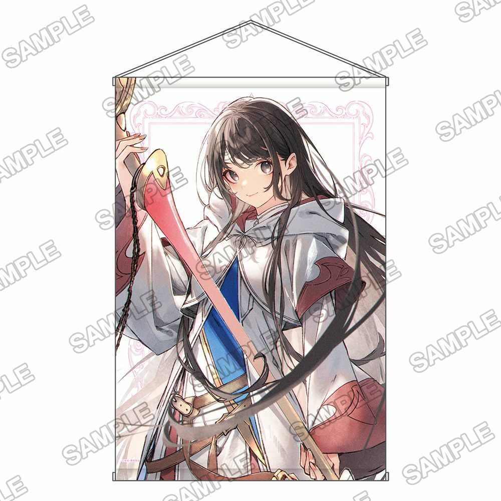 預購-Fantasia文庫大感謝祭2023 全新繪製B2掛軸 『在異世界獲得超強能力的我，在現實世界照樣無敵～等級提升改變人生命運～』寶城佳織【日本進口精品】