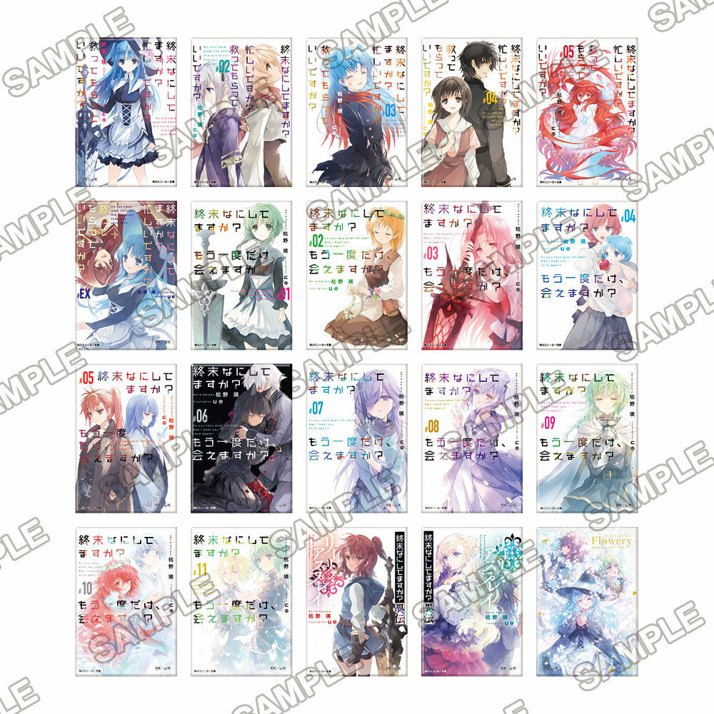 預購-『ue art works - Flowery -「末日時在做什麼？」畫集』 發售記念回憶徽章收藏套組 完全BOOK【日本進口精品】