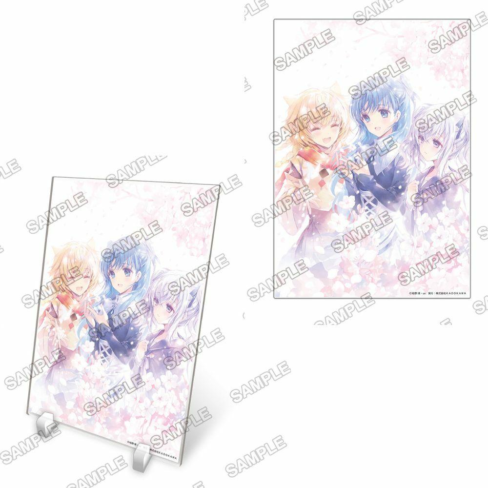 預購-角川Sneaker文庫 35周年記念 A5壓克力板『末日時在做什麼？有沒有空？可以來拯救嗎？』【日本進口精品】