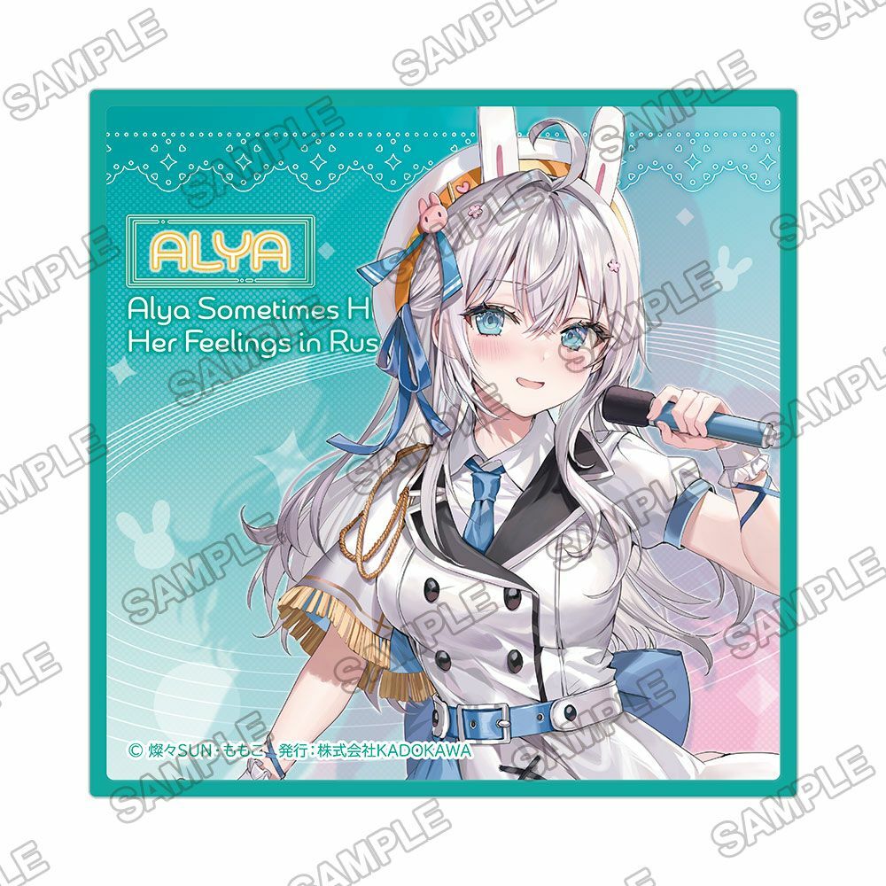 預購-角川Sneaker文庫 35周年記念 全新繪製迷你手巾 『不時輕聲地以俄語遮羞的鄰座艾莉同學』艾莉【日本進口精品】