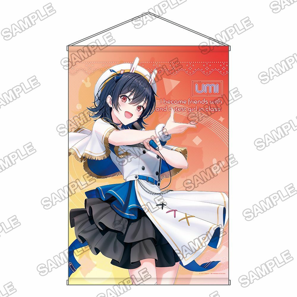 預購-角川Sneaker文庫 35周年記念 全新繪製B2掛軸 『我和班上第二可愛的女生成為朋友』朝凪 海【日本進口精品】