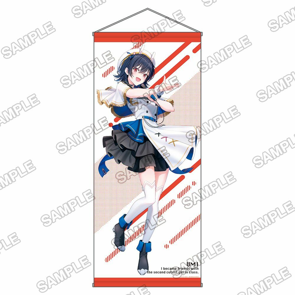 預購-角川Sneaker文庫 35周年記念 全新繪製等身大掛軸 『我和班上第二可愛的女生成為朋友』朝凪 海【日本進口精品】